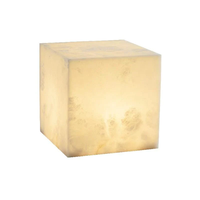 Alabaster Cubic Table Lamp - Image 4