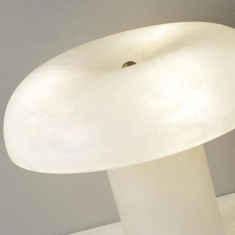 Janet Alabaster Mushroom Table Lamp, Bedside Table Lamp - Image 4